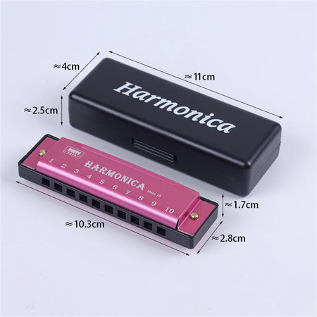 Miwayer 10-Hole Professional Harmonica in Key of C