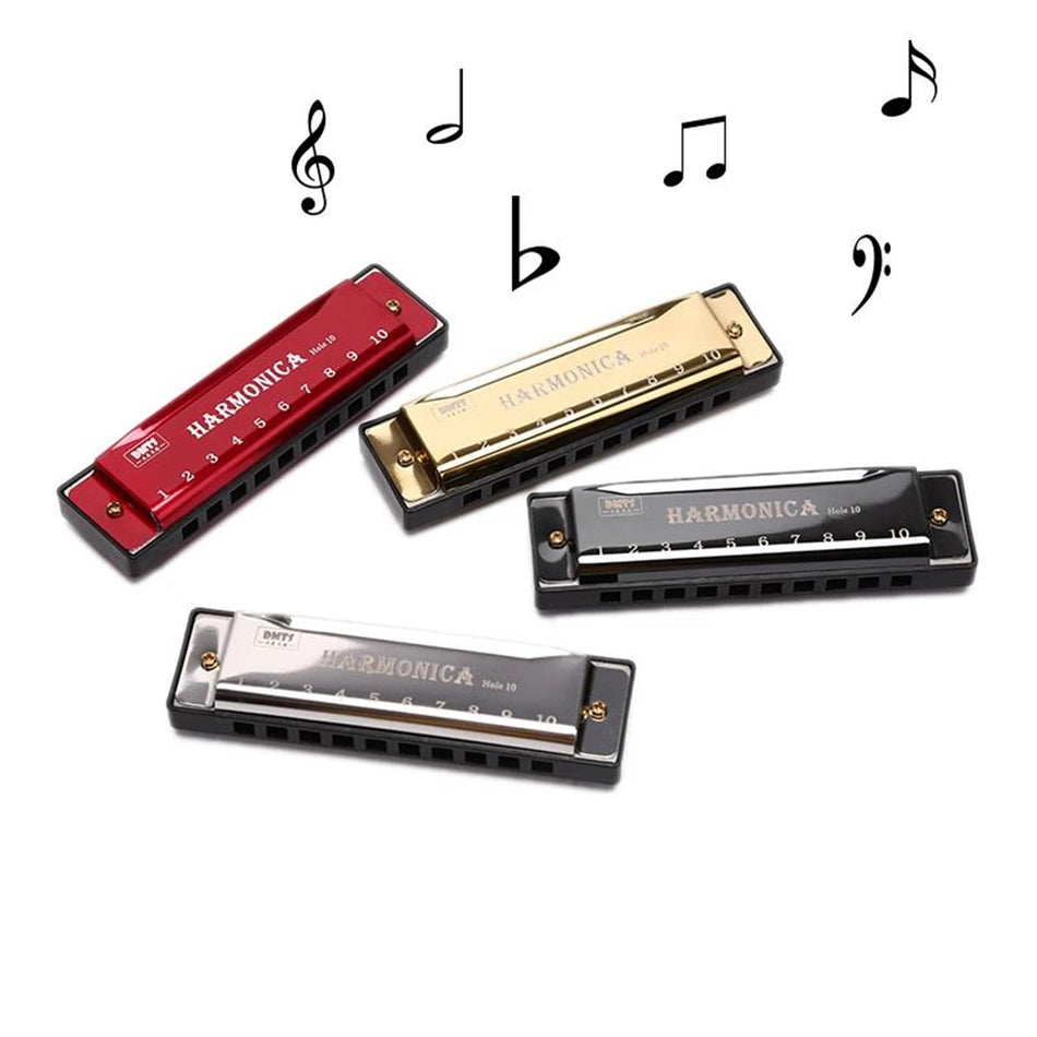 Miwayer 10-Hole Professional Harmonica in Key of C
