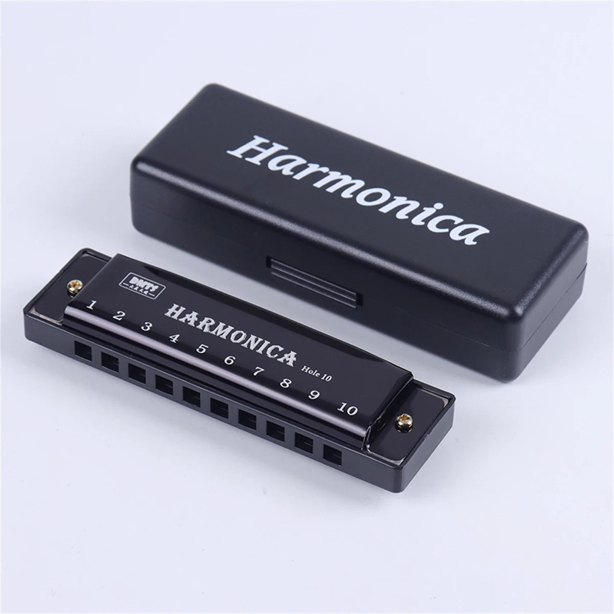 Miwayer 10-Hole Professional Harmonica in Key of C Black