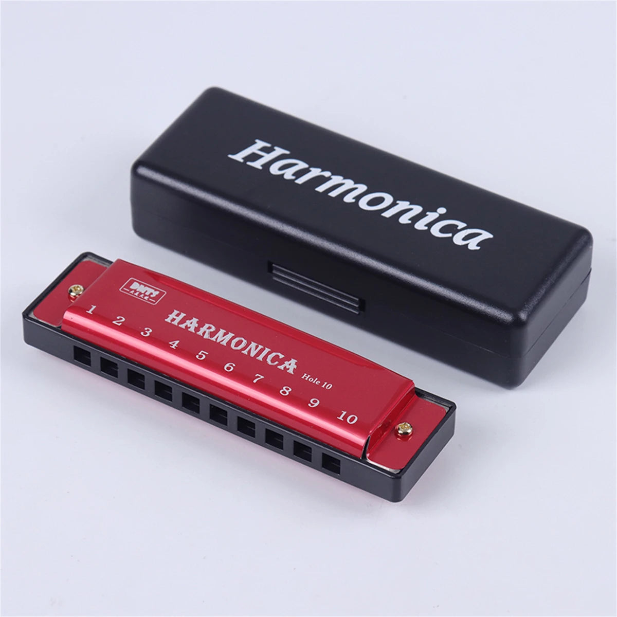 Miwayer 10-Hole Professional Harmonica in Key of C Red