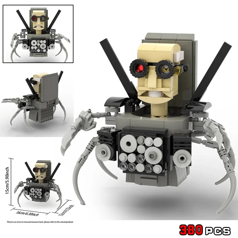 Moc Skibidi Toilet Action Figures Model builing Blocks Camerman Titan Speakerman Surveillance Man TVMan Boys Toys For Kids Gifts no box 7