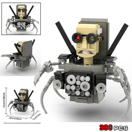 Moc Skibidi Toilet Action Figures Model builing Blocks Camerman Titan Speakerman Surveillance Man TVMan Boys Toys For Kids Gifts no box 7