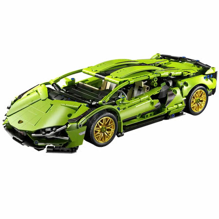 MOC Technical Car Roadster Compatible Building Blocks Bricks Remote Control Super Speed Racing Sports Vehicle Toys Model Kids Block