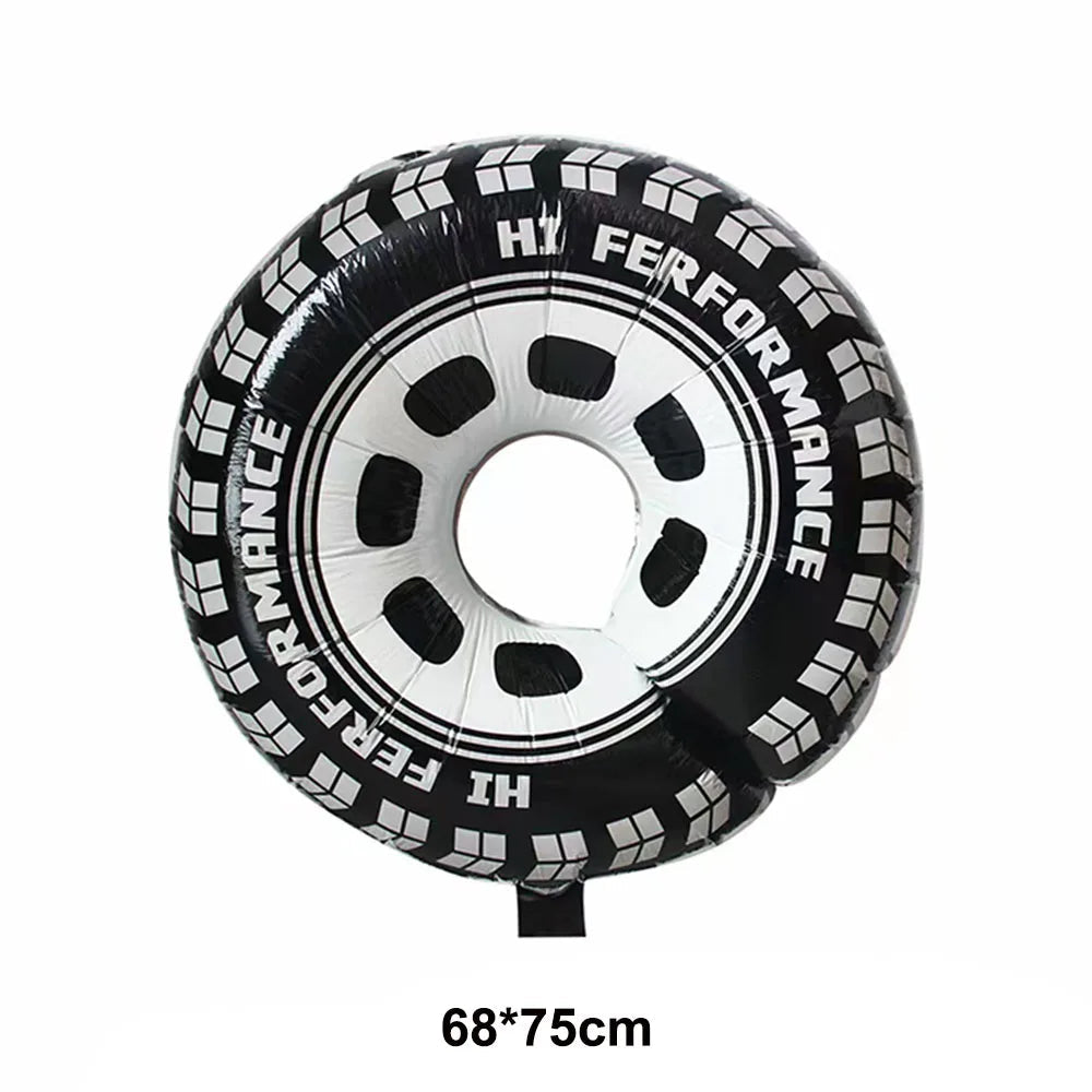 Monster Truck Birthday Party Decor Set Silver