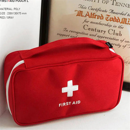 MOONBIFFY First Aid Kit Bag - Emergency Medical Rescue Box Rd