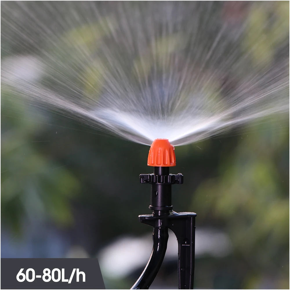 MUCIAKIE 30-50M 2-IN-1 Misting Spray Drip Irrigation System