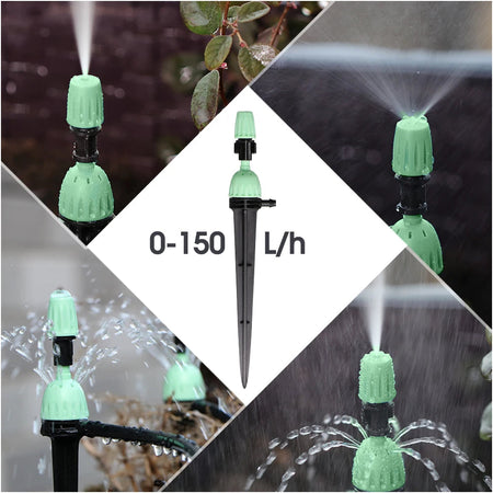 MUCIAKIE 30-50M 2-IN-1 Misting Spray Drip Irrigation System