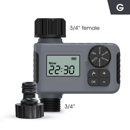 MUCIAKIE 30-50M 2-IN-1 Misting Spray Drip Irrigation System Gx Timer