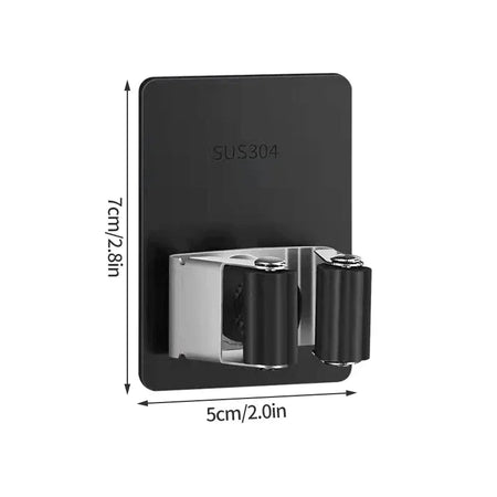 Multi-Purpose Hooks Adhesive Wall Hanging Mop Rack Broom Hanger Hook Kitchen Bathroom Organization Home Organizer Accessories B1 Storage rack