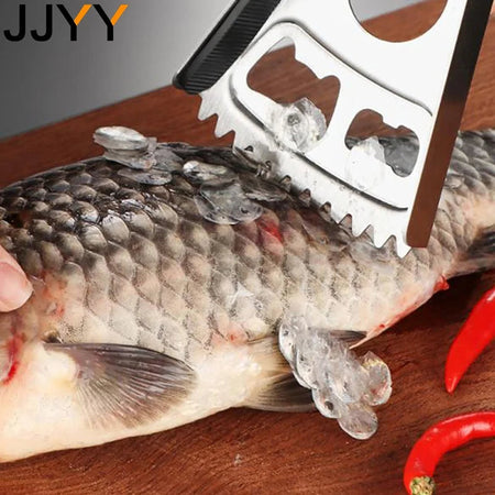 Multifunctional Beer Can Opener Cola Cans Bottle Opener Fish Scale Scraper Non-Slip Beer Beverage Cola Wine Utensils Home Tool