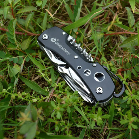 Multifunctional Folding Swiss Army Knife Portable EDC Stainless Steel Pocket Knife Outdoor Camping Emergency CombinationTool