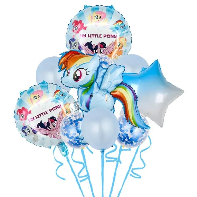 My Little Pony Disposable Tableware Set - 24pcs 10pcs balloon