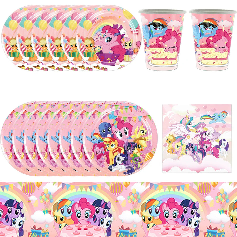 My Little Pony Disposable Tableware Set - 24pcs