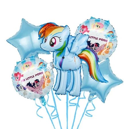 My Little Pony Disposable Tableware Set - 24pcs 5pcs balloon 2