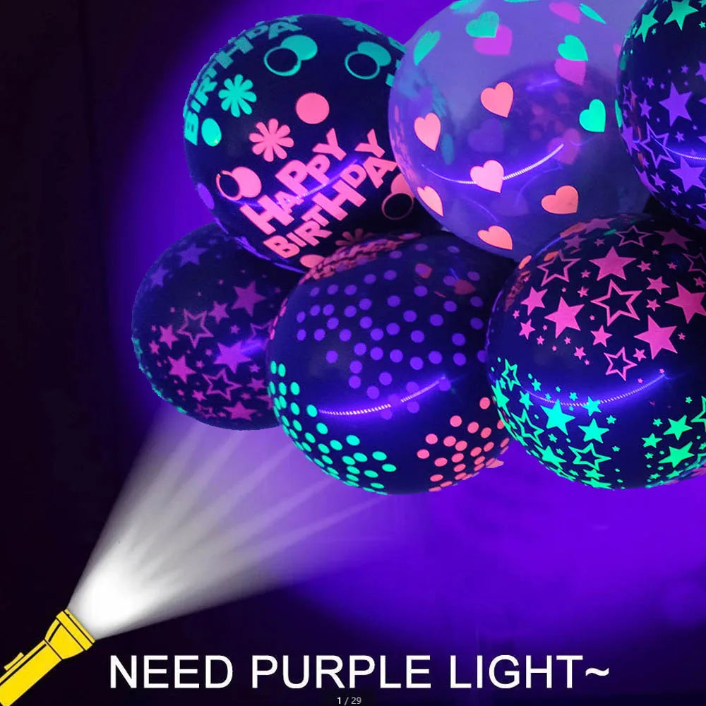 Neon Glow Party Decor Set