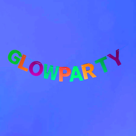 Neon Glow Party Decor Set MINT GREEN