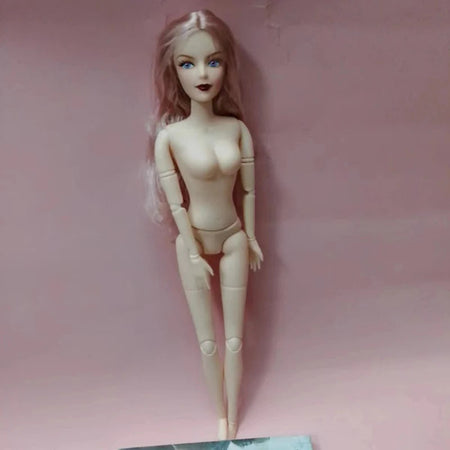 New 30cm Lady Doll Toy 26 Joints Movable Doll Girls Play House Diy Dress Up Toys