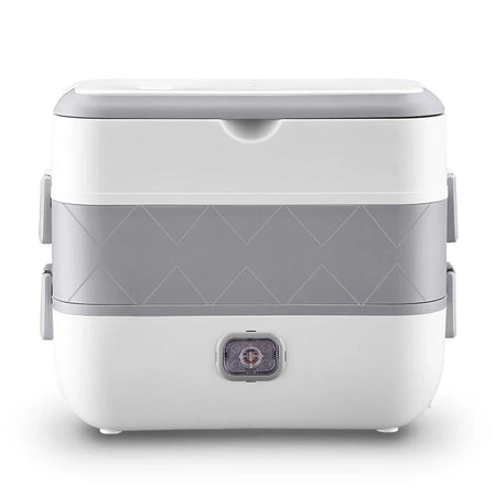 New Electric Lunch Box Portable Double Thermal Insulation Lunch Box with Stainless Steel Liners Home Food Heating Container Boxs Double layer / EU