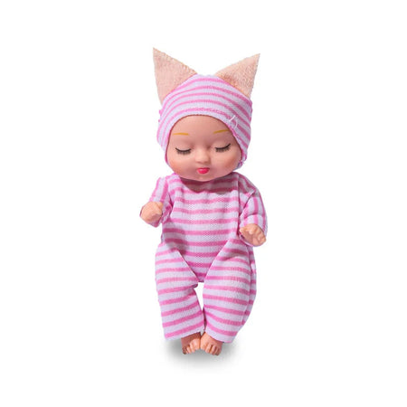 New Fashion 11cm Simulation Rebirth Dolls Toy Mini Cute Sleeping Baby Series Doll Cartoon Animal Toy for Kids Birthday Gift 11x5cm / 5
