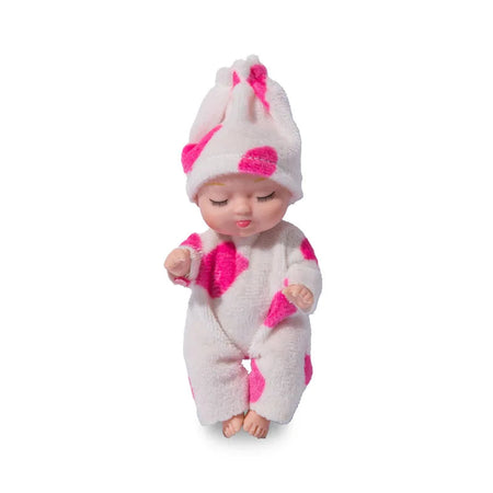 New Fashion 11cm Simulation Rebirth Dolls Toy Mini Cute Sleeping Baby Series Doll Cartoon Animal Toy for Kids Birthday Gift 11x5cm / 7