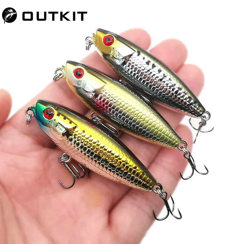 New Fishing Lure Floating Pencil StickBait Lure 6cm 6.5g Wobblers Topwater Crankbait lures Artificiais Long Casting Hard Bait