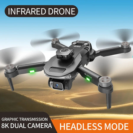 New S165 MAX Obstacle Avoidance Drone With 4K WIFI Dual ESC Camera 4-Axis Mini Foldable Brushless 4K Aircraft Drone Boy Gift Toy
