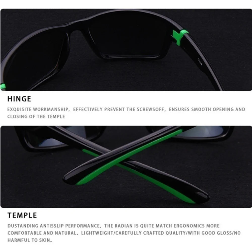 New Trendy Polarized Eyeglasses Outdoor Sports Driving Male Female Sunglasses Protective Googles Lenes Sun Glasses UV400 Eyewear