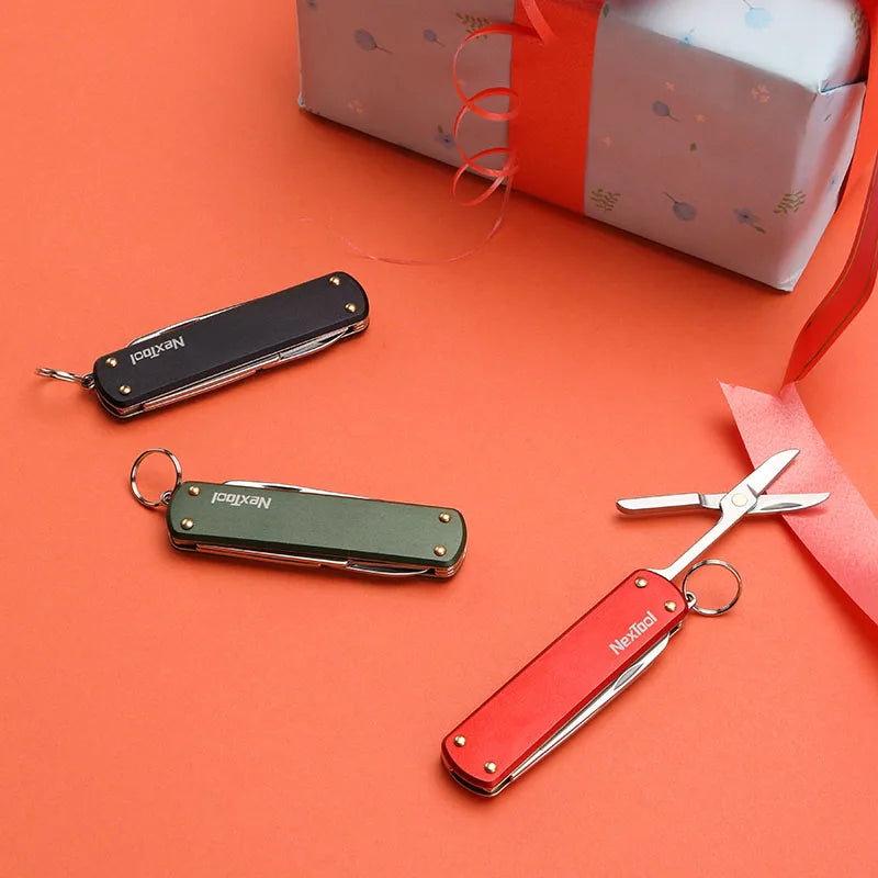 NexTool Multitool Mini Knife Folding Scissors Screwdriver Pocket Knife Portable Outdoor Cutter Multipurpose Repair Tools