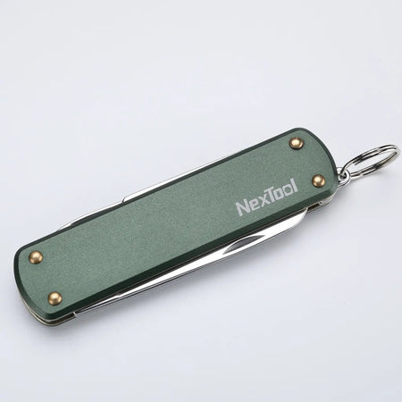 NexTool Multitool Mini Knife Folding Scissors Screwdriver Pocket Knife Portable Outdoor Cutter Multipurpose Repair Tools green / CHINA