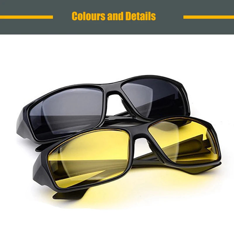 Night Vision Polarized Driving Glasses with Anti-Glare Protection