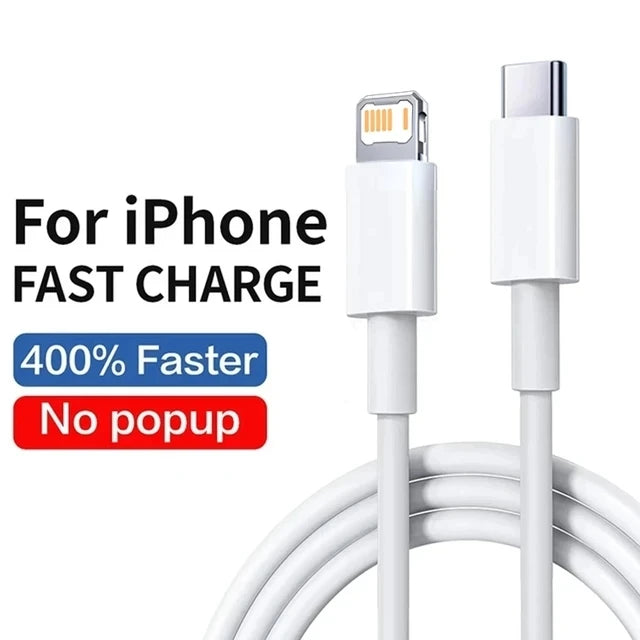 Original 20W PD Fast Charging USB Type C to Lightning Cable For iPhone 14 13 12 11 Charge Data Wire Cord Phone Accessories