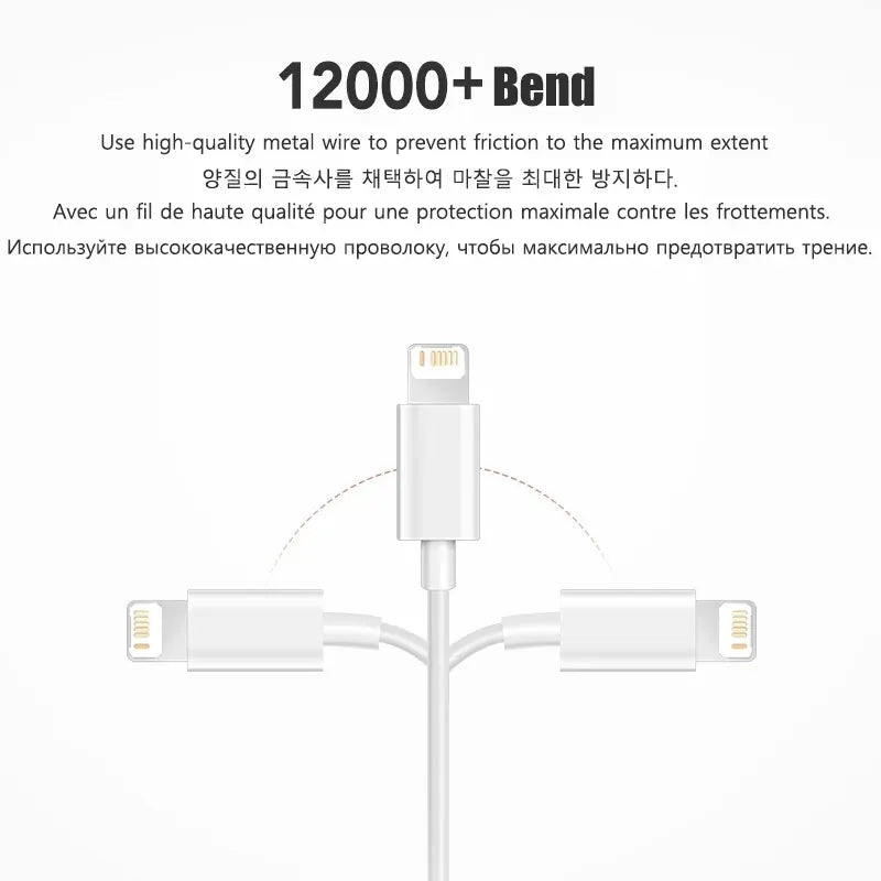Original 20W PD Fast Charging USB Type C to Lightning Cable For iPhone 14 13 12 11 Charge Data Wire Cord Phone Accessories