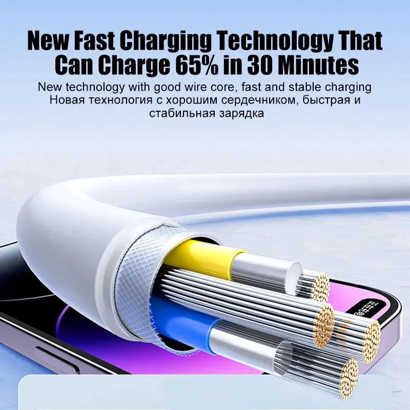 Original 20W PD Fast Charging USB Type C to Lightning Cable For iPhone 14 13 12 11 Charge Data Wire Cord Phone Accessories