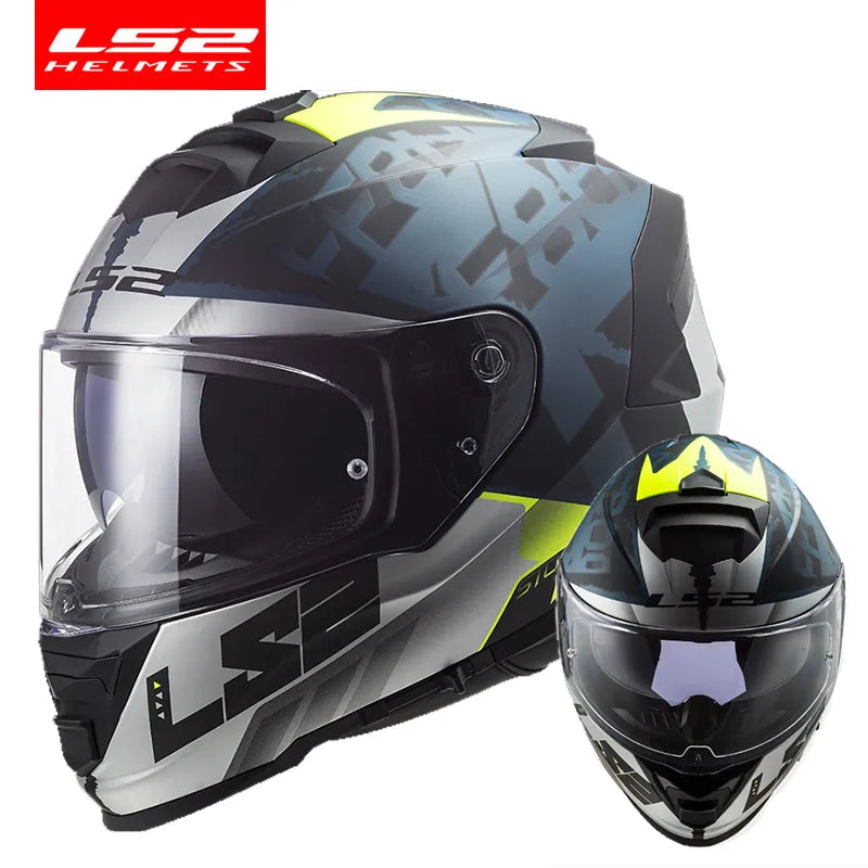 Original LS2 FF800 motorcycle helmet ls2 STORM full face Helmet kaciga casco moto capacete with fog-free system