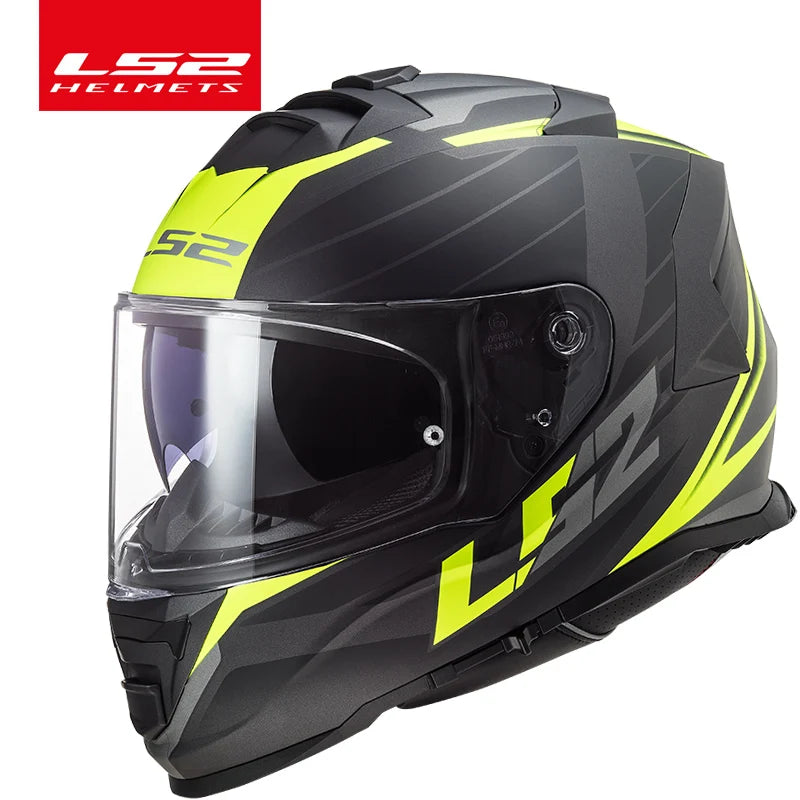 Original LS2 FF800 motorcycle helmet ls2 STORM full face Helmet kaciga casco moto capacete with fog-free system