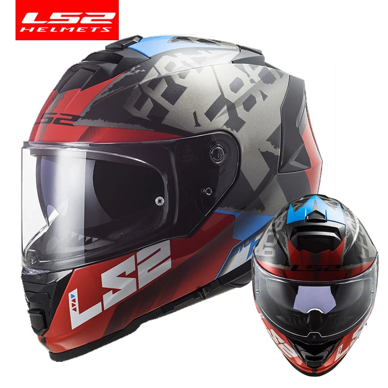 Original LS2 FF800 motorcycle helmet ls2 STORM full face Helmet kaciga casco moto capacete with fog-free system