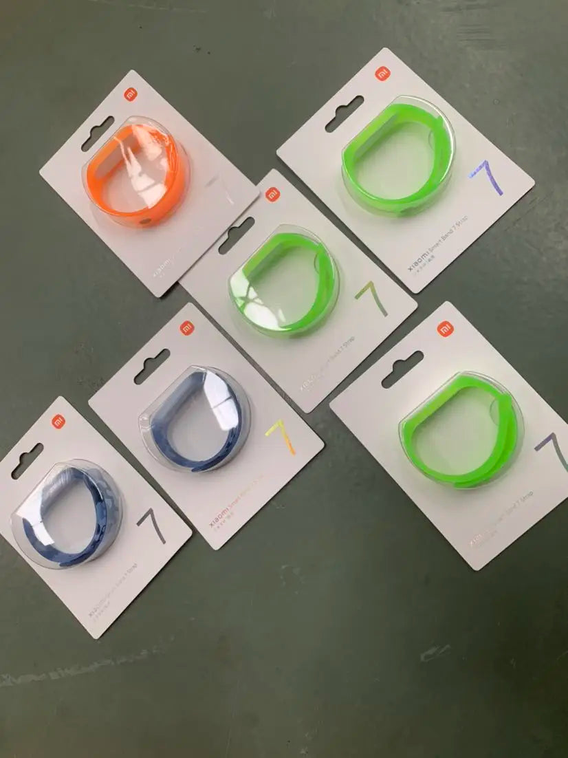 Original Official Strap Xiaomi Band 7 Wristband Silicone Replaceable Strap For xiaomi mi smart band 7