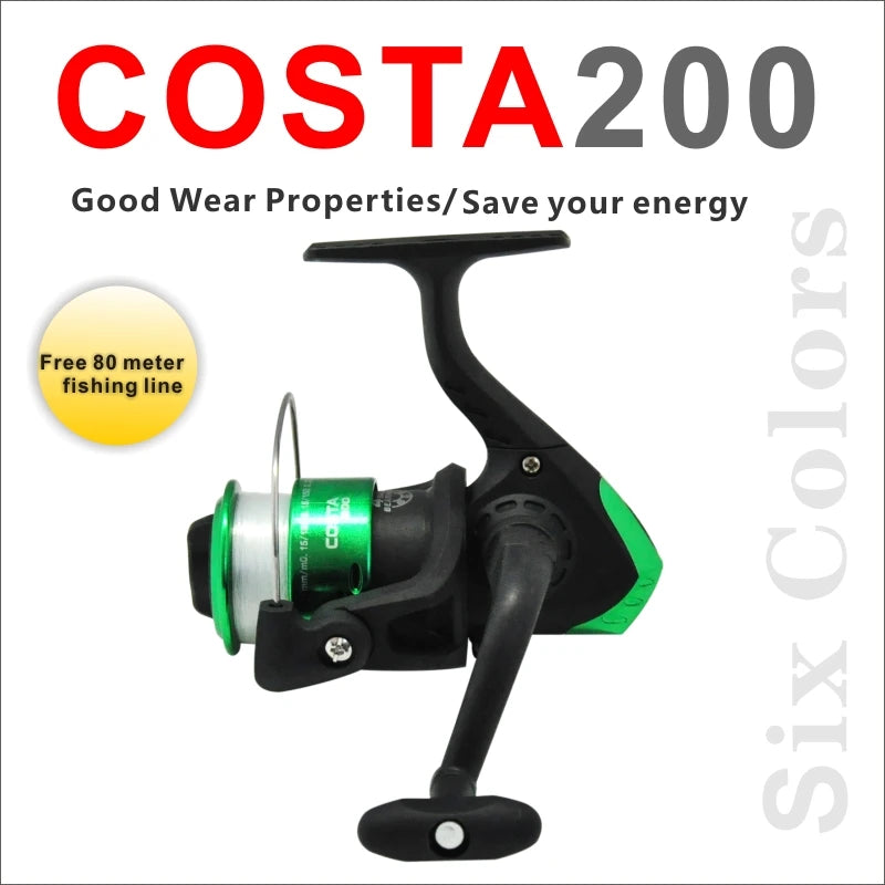 ORJD Mini Ultra Light Spinning Reel Max Drag Fishing Wheel Stainless Steel Metal Spool Wheel Saltwater Fishing Track Accessories