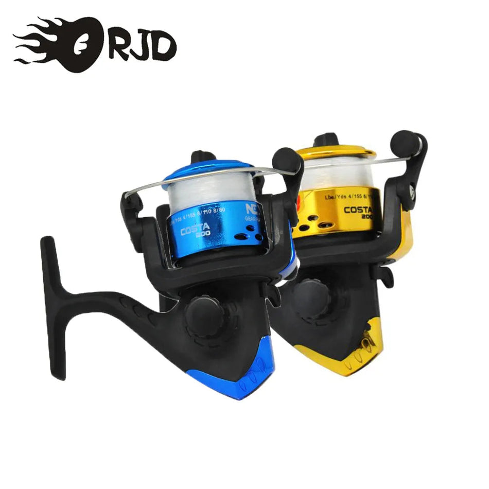 ORJD Mini Ultra Light Spinning Reel Max Drag Fishing Wheel Stainless Steel Metal Spool Wheel Saltwater Fishing Track Accessories