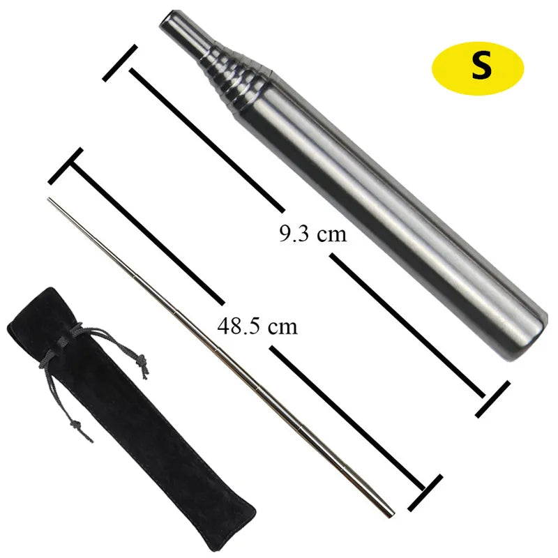 Outdoor Camping Blow Fire Tube Blowpipe Collapsible High Effective Tiny Beach Garden Tool Camping Equipment Blowing Fire Stick
