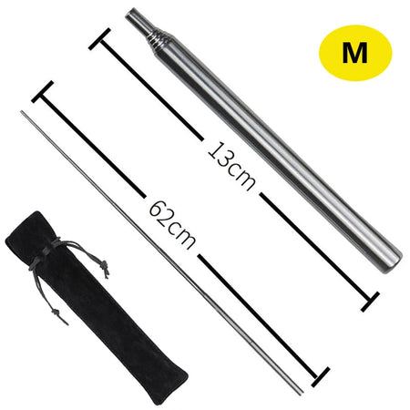 Outdoor Camping Blow Fire Tube Blowpipe Collapsible High Effective Tiny Beach Garden Tool Camping Equipment Blowing Fire Stick