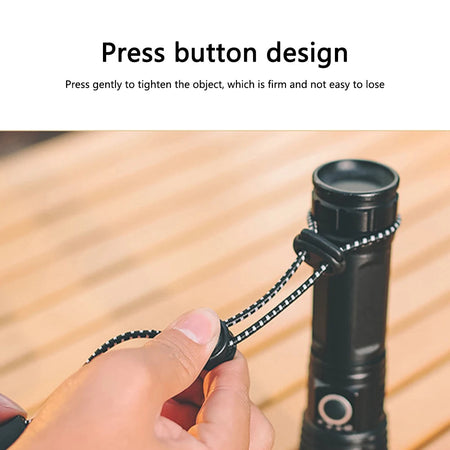 Outdoor Essentials Backpack Walking Stick Holder &amp;amp; Elastic Rope Set