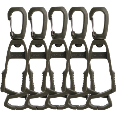 Outdoor Glove Clip - Multi-purpose Glove Holder  Army green - 5pcs