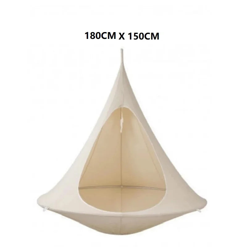 Outdoor Travel Camping Hanging Tree Hammock Indoor Children's Play Swing Hanging Chair Waterproof Tent
