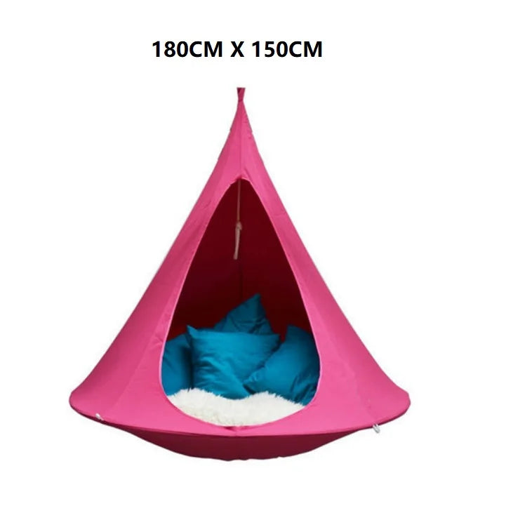 Outdoor Travel Camping Hanging Tree Hammock Indoor Children's Play Swing Hanging Chair Waterproof Tent