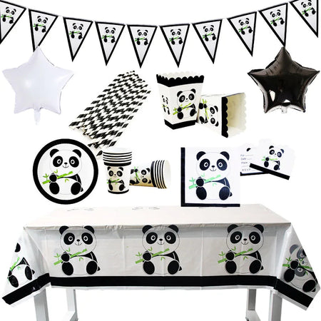 Panda Birthday Party Balloon Decoration