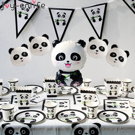 Panda Birthday Party Balloon Decoration