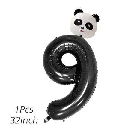 Panda Theme Kids Disposable Tableware Set 32inch number 9