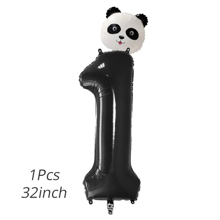 Panda Theme Kids Disposable Tableware Set