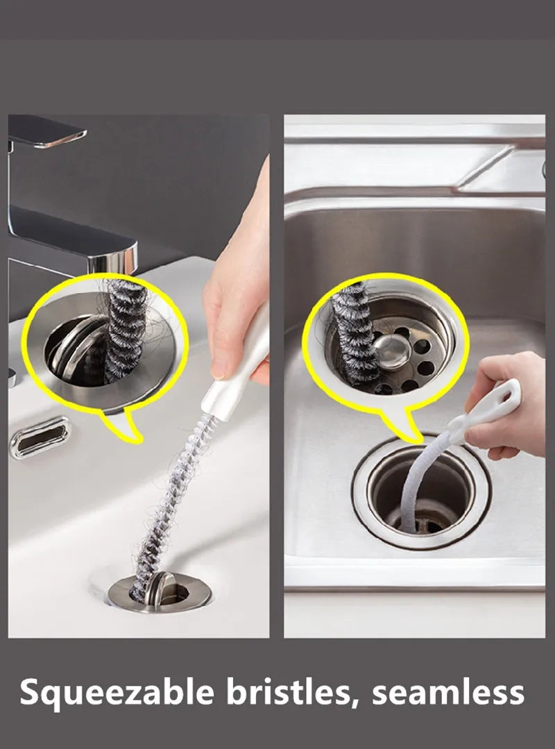 Clog Cleaner String Pipe Dredging Brush Flexible Cleaner Clog Plug Remover | Cyprus ...